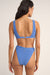 Rhythm - Isla Rib Tall Tri Top - Cornflower - Back