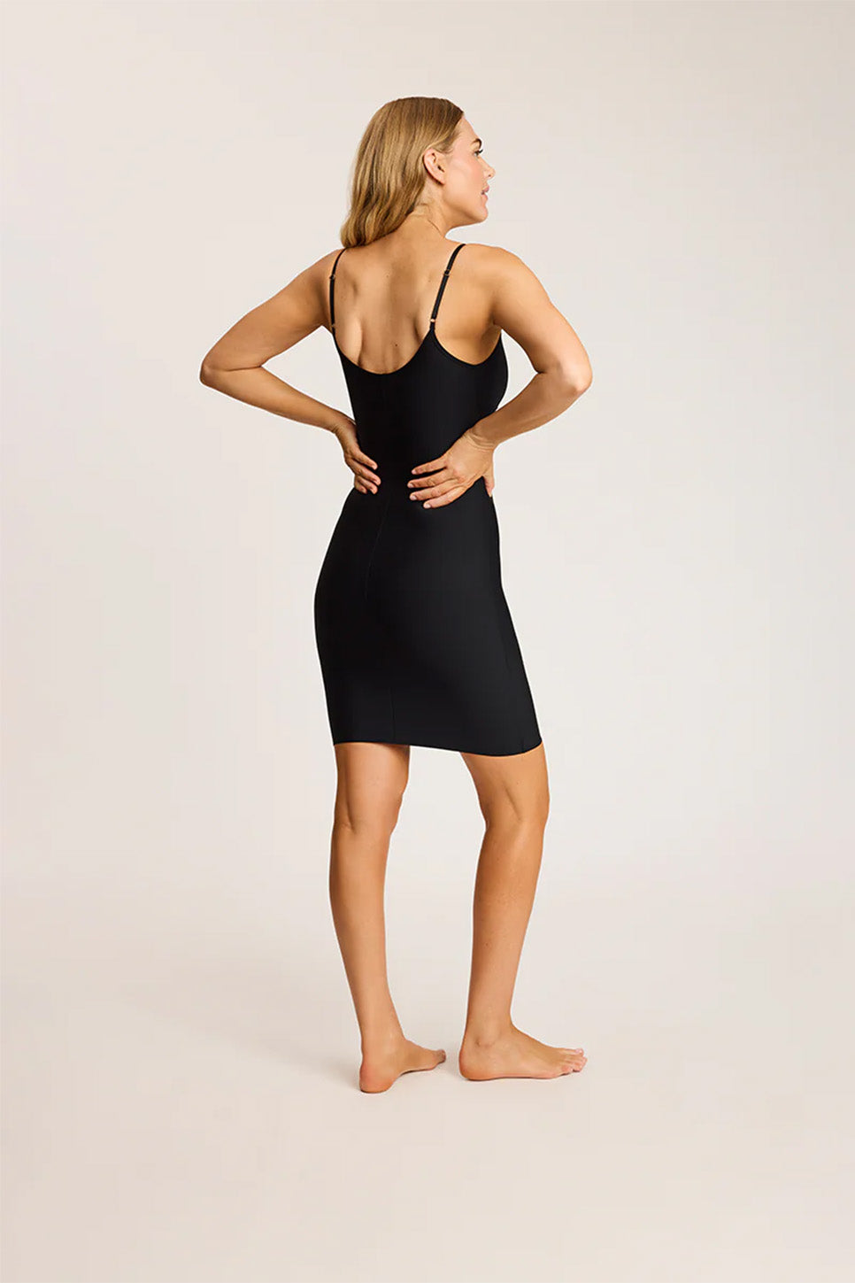 Commando - Two Faced Tech Control Full Slip - Black - Back