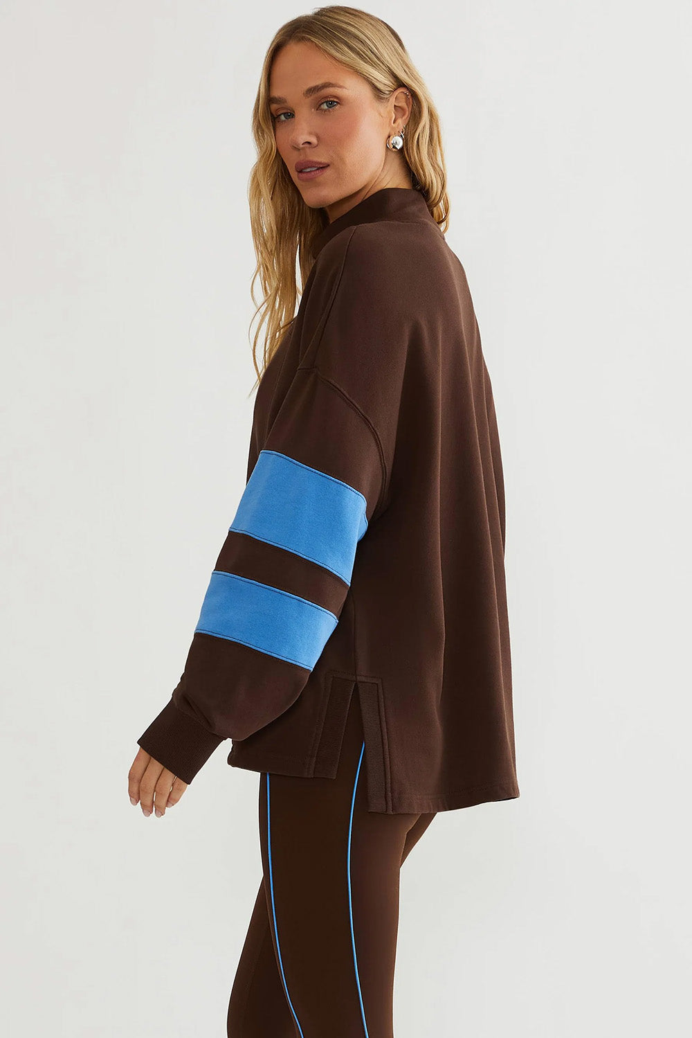 Beach Riot - Jaylyn Sweatshirt - Caribou Blue - Side Alt