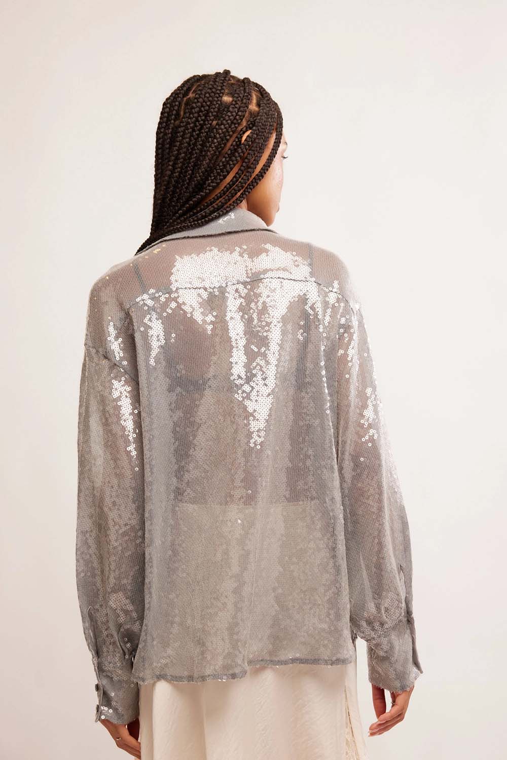 Free People - Disco Margartia Buttondown - Rocket - Back