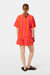 Scotch & Soda - Towelling SS Shirt - Electric Pink/Orange Stripe - Back