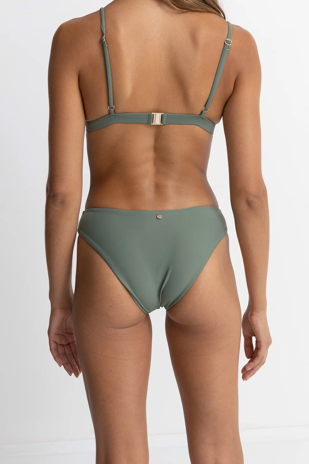 Rhythm - Classic Holiday Pant - Olive - Back