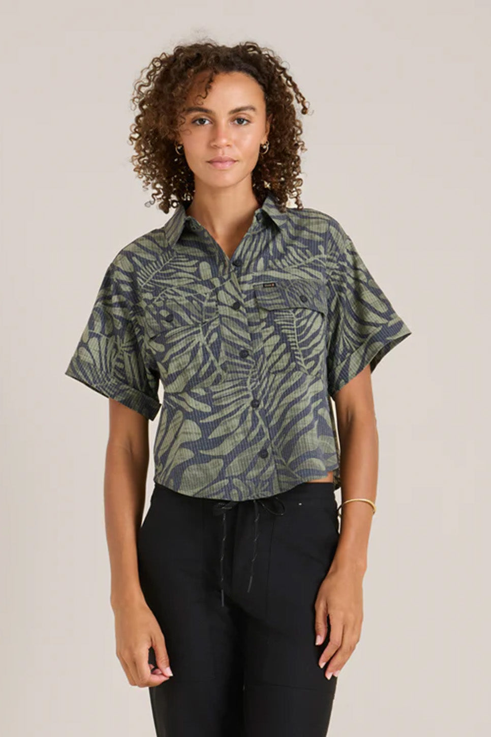 Roark - Bless Up Cropped - Dark Military - Front 