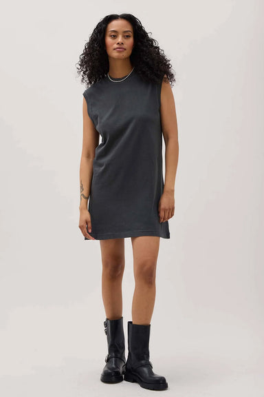 Richer Poorer - Relaxed Muscle Dress - Stretch Limo - Front