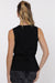 Sage the Label - Myra Knit Vest - Black - Back