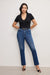 Good American - Stretch Deep V Bodysuit - Black - Size 8