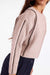 Sage the Label - Geneva Sweater - Taupe Cream Multi - Sleeve Detail