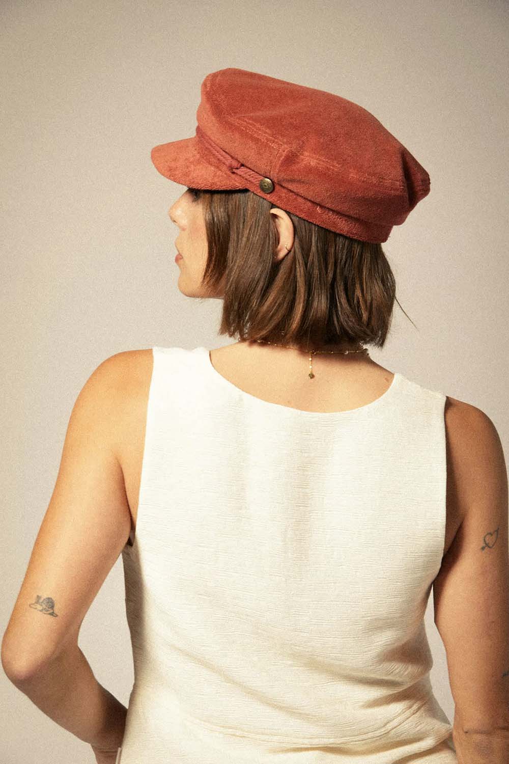 Brixton - Lakeview Top - Off White - Back