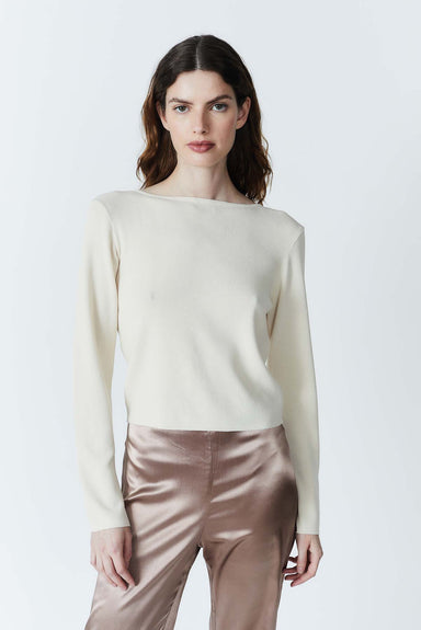 Deluc - Rae Sweater - Ecru - Front