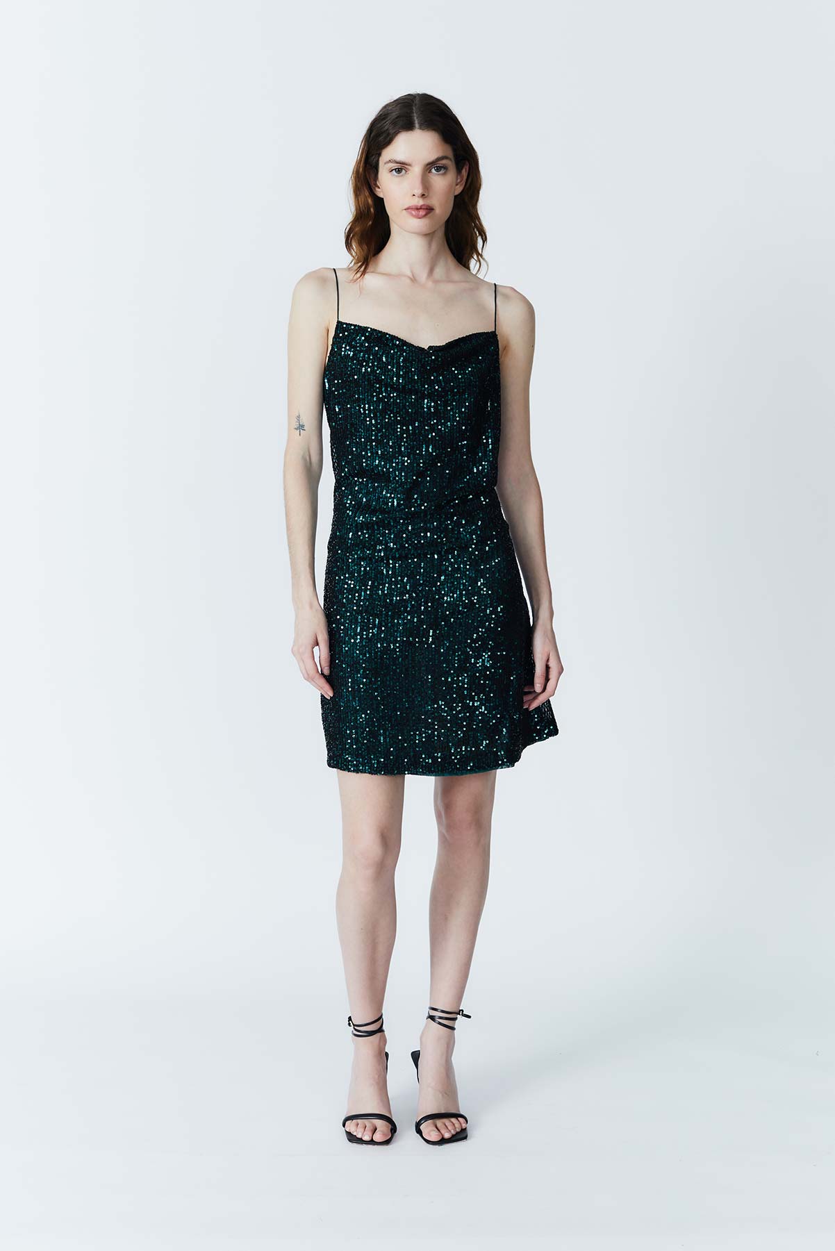 CARSON SEQUINED DRESS