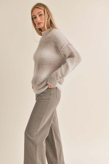 Sage the Label - Ria Ombre Sweater - Brown - Side