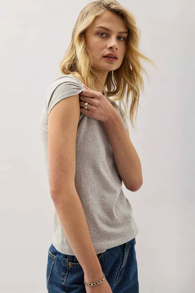 Richer Poorer - Vintage Jersey SS Tee - Athletic Heather Grey - Side