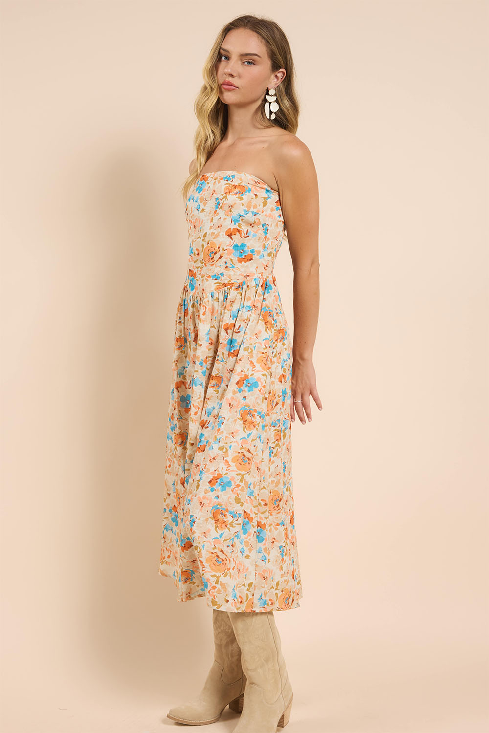 Sadie & Sage - Sonoma Midi Dress - Multi  - Side
