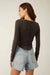 Free People - Eyes on You Long Sleeve - Black - Back