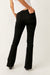 Free People - Level Up Slit Bootcut - Pitch Black - Back