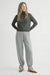 Deluc Pugliese Turtleneck Sweater in Dark Grey Melange — Full-body view