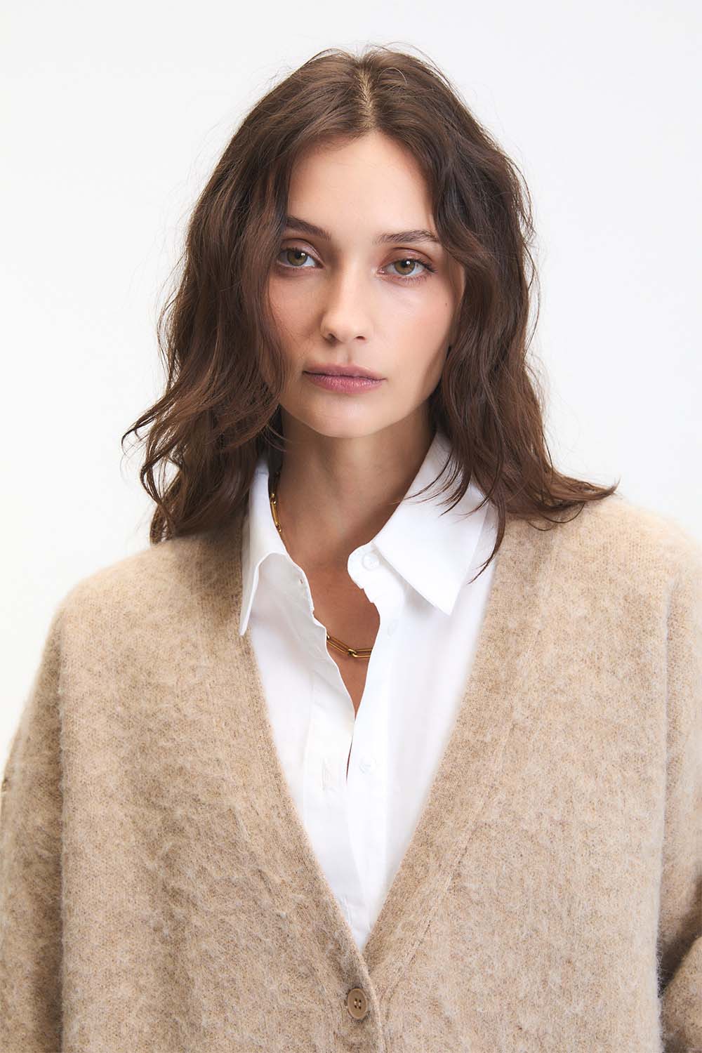 Deluc - Easton Cardigan - Beige - Detail