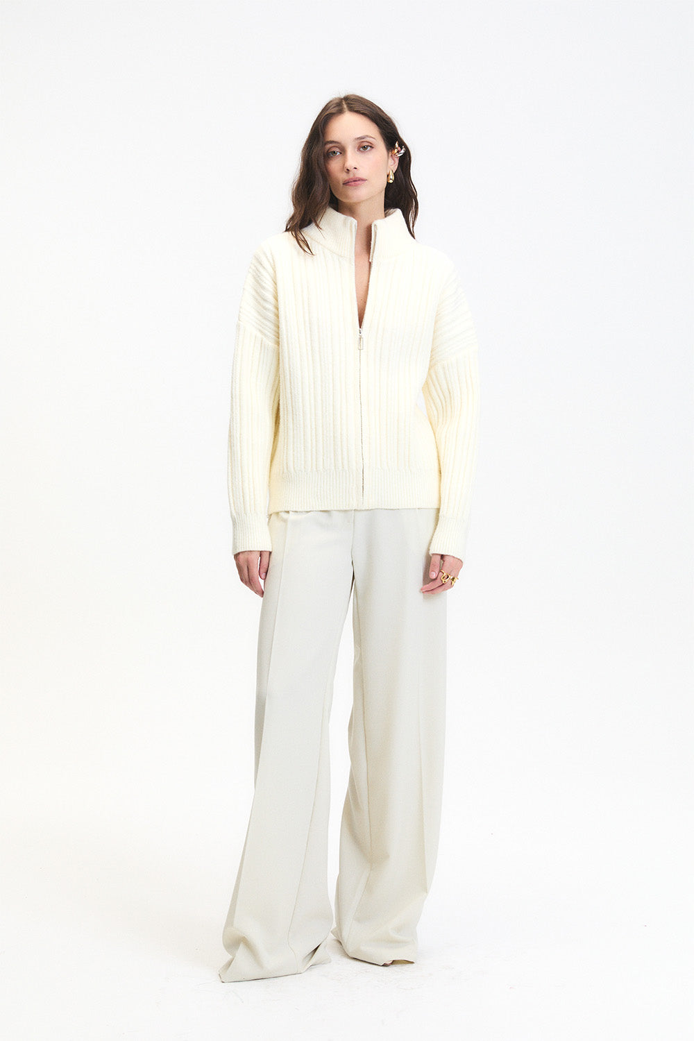 Deluc - Jasper Cardigan - Ecru