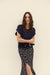 deluc pistacchio knit vest blue profile