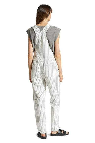 Brixton - Costa Overall - Off White/Black - Back