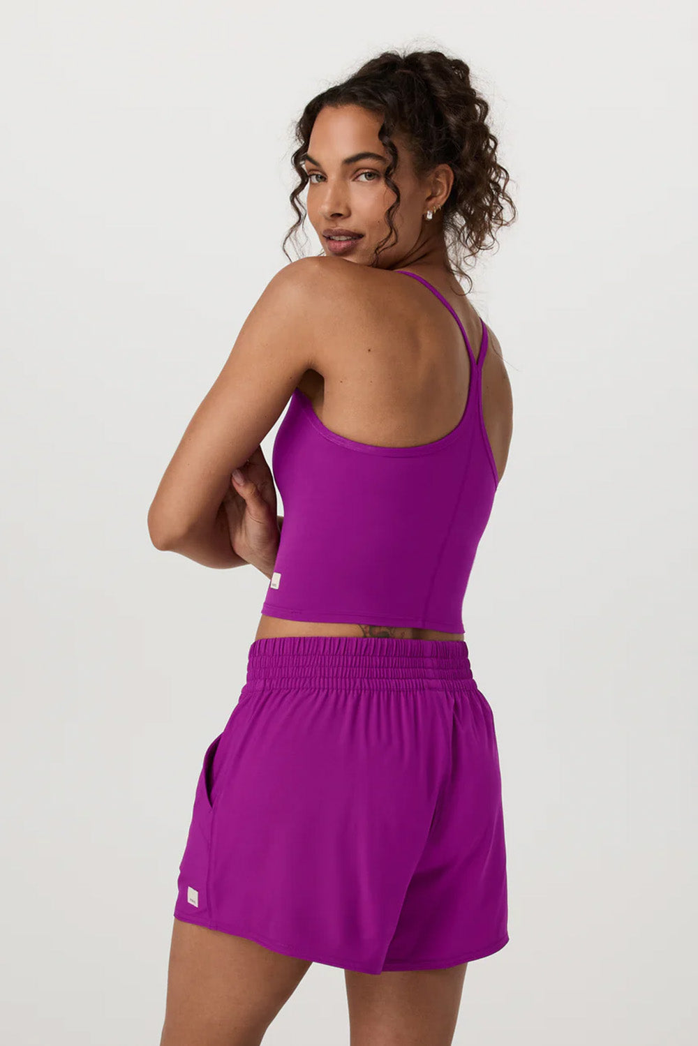 Vuori - All the Feels Tank 2.0 - Magenta - Back