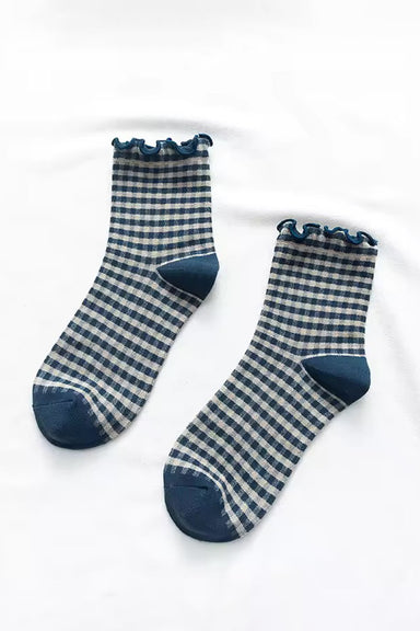 Pearl of the West - Picnic Sock - Navy