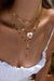 Pearl of the West - EYE IN LOVE NECKLACE 18K GP SS - Model