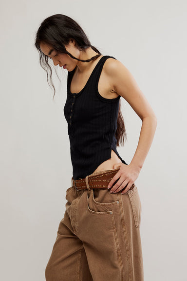 Free People - Bryson Henley - Black - Side