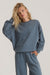 Roark Revival Made To Fade Fleece in Slate — Lifestyle view