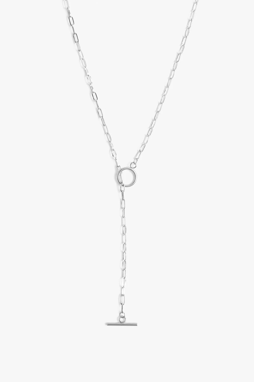 Marrin Costello - Supreme Lariat Necklace - Silver 