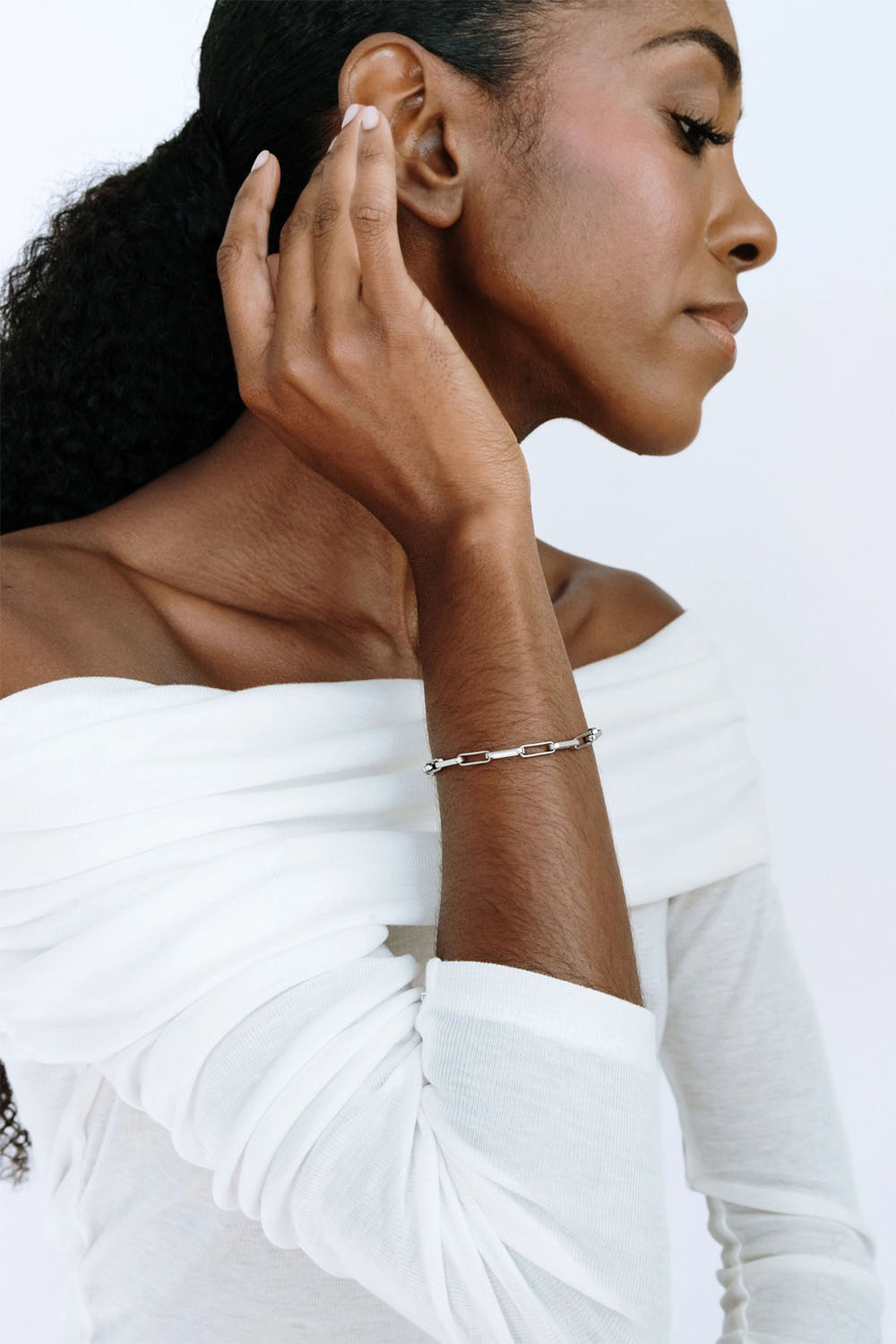 Marrin Costello - Empire Bracelet - Silver - Model