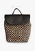 Able - Elsa Basketweave Backpack - Black/Tan - Front