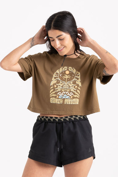 Roark - Earth Mystic Cropped Boxy - Woodland - Front
