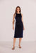 Mink Pink - Dahlia Sparkle Midi Dress - Midnight Sparkle