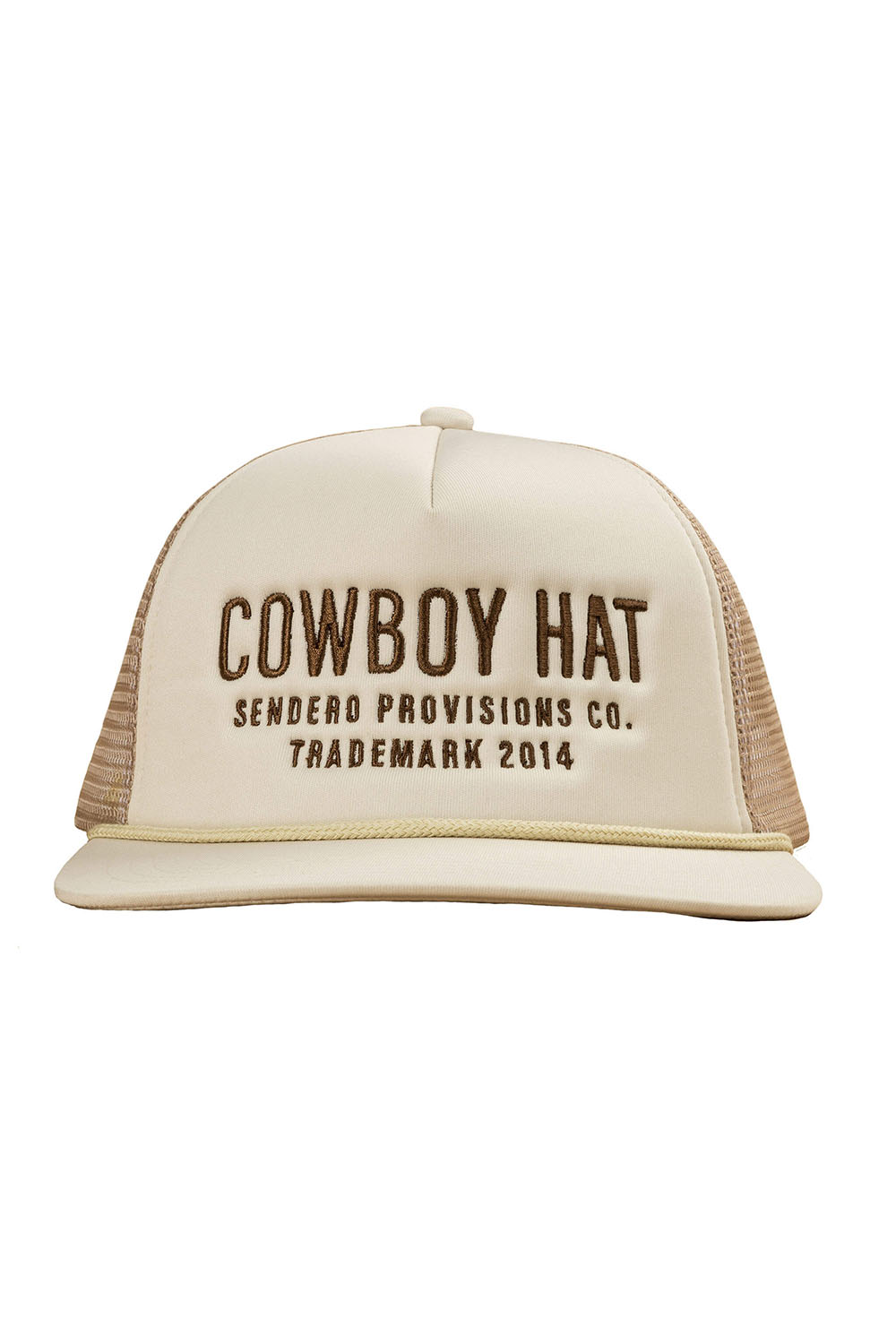 Sendero - Cowboy Hat - Cream - Front