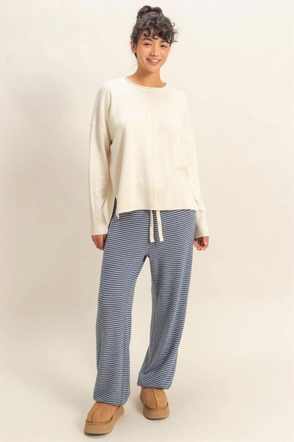 double zero chelly sweater cream