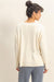 double zero chelly sweater cream back
