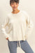 double zero chelly sweater cream front