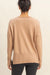 double zero chelly sweater dark taupe back