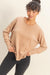 double zero chelly sweater dark taupe front