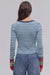 Free People - WTF Noa Cardi - Blue Pop Combo - Back