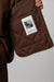 Finisterre - Oversized Quilted Jacket - Mocha - Detail