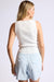 Sage the Label - Parker Rib Knit - White - Back
