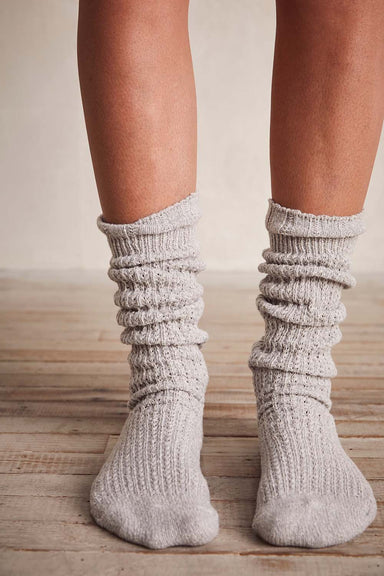 Free People - Staple Slouch Socks - Marled Grey