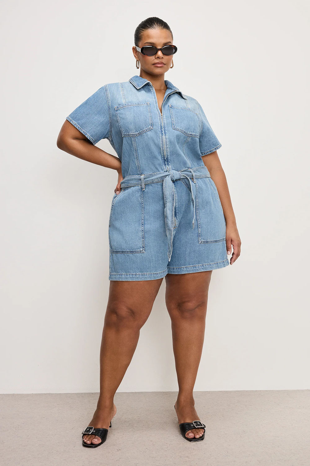 Good American - Fit For Success Jumpsuit - Indigo