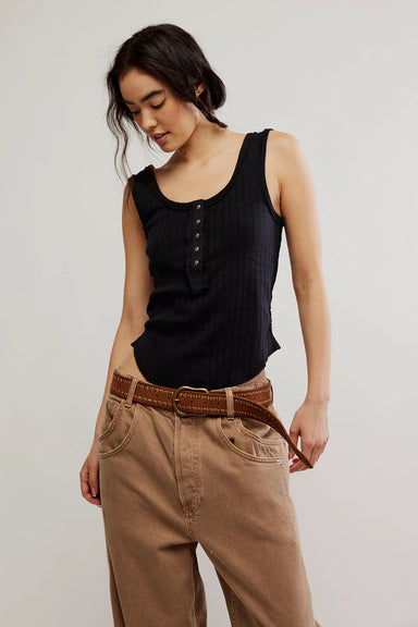 Free People - Bryson Henley - Black - Front