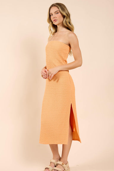 Sadie & Sage - Howdy Honey Tube Dress - Orange - Side