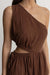 Rhythm - Tyler Maxi Dress - Chocolate - Detail