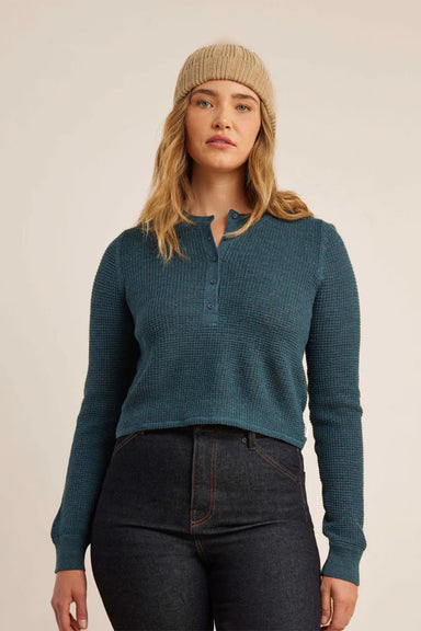 Roark - Well Worn Thermal LS - Deep Blue - Front