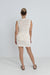 Rhythm - Sol Stripe Longline Knit Vest - White - Back